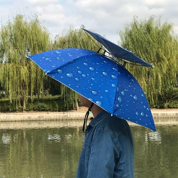 umbrellas creative portable fishing hats double folding rainy umbrella anti-uv rainproof sun protection cap ys014
umbrellas creative portable fishing hats double folding rainy umbrella anti-uv rainproof sun protection cap ys014