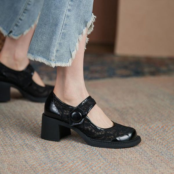sandals mordoan platform shoes women genuine cow leather for summer, Black