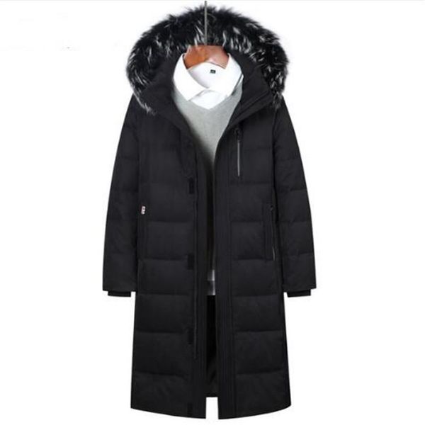 men's vests 2021 winter thick warm down jacket men casual x-long parka white duck coats raccoon hooded outwear, Black;white
men's vests 2021 winter thick warm down jacket men casual x-long parka white duck coats raccoon hooded outwear, Black;white