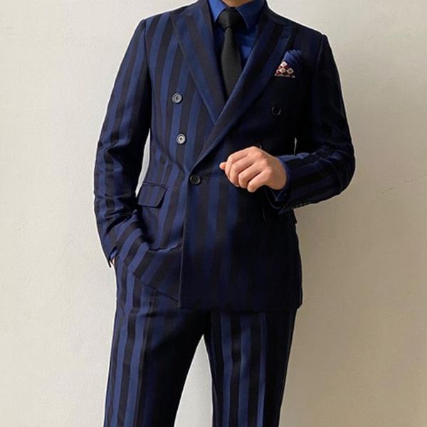 men's suits & blazers ricodesign slim fit business classic formal navy strips suit stretch two pieces handmade tailored customd, White;black
men's suits & blazers ricodesign slim fit business classic formal navy strips suit stretch two pieces handmade tailored customd, White;black
