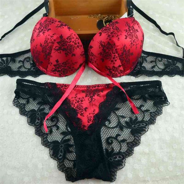 bra suit single style lace edge printing small chest gathered adjustable underwear, Black;white
bra suit single style lace edge printing small chest gathered adjustable underwear, Black;white