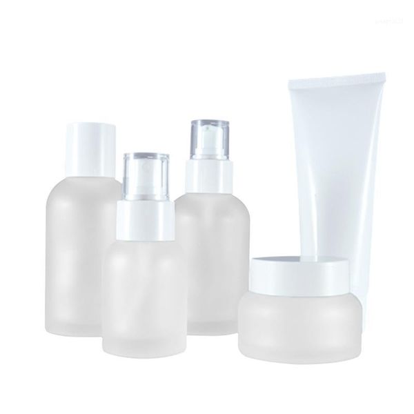 storage bottles & jars empty cosmetic packaging 50g cream jar plastic white lid 40ml 100ml 120ml frost glass spray lotion pump toner refilla
storage bottles & jars empty cosmetic packaging 50g cream jar plastic white lid 40ml 100ml 120ml frost glass spray lotion pump toner refilla