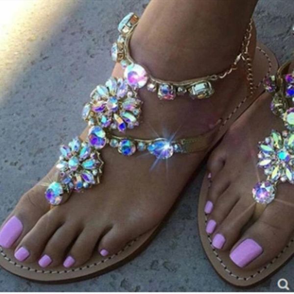 sandals ladies rhinestones summer beach slippers for women flip flops crystal sliders casual shoes, Black 
sandals ladies rhinestones summer beach slippers for women flip flops crystal sliders casual shoes, Black