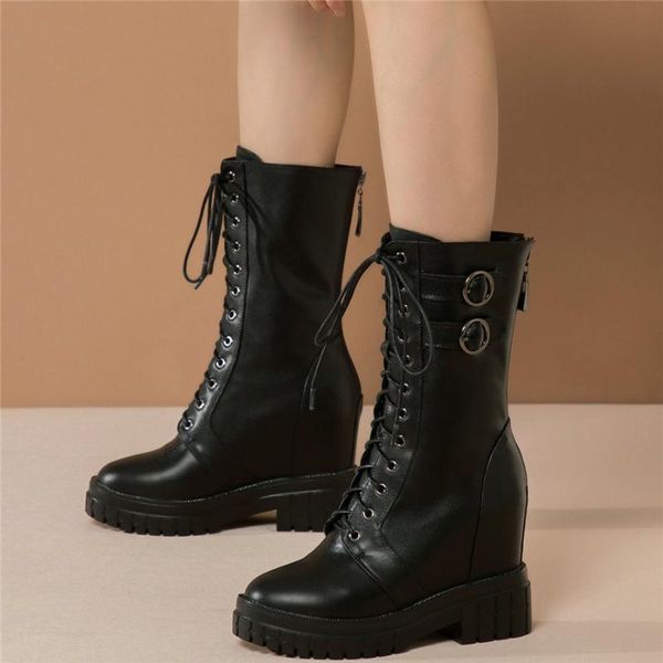 dress shoes high fashion sneakers women lace up genuine leather heel pumps female round toe military ankle boots casual, Black
dress shoes high fashion sneakers women lace up genuine leather heel pumps female round toe military ankle boots casual, Black