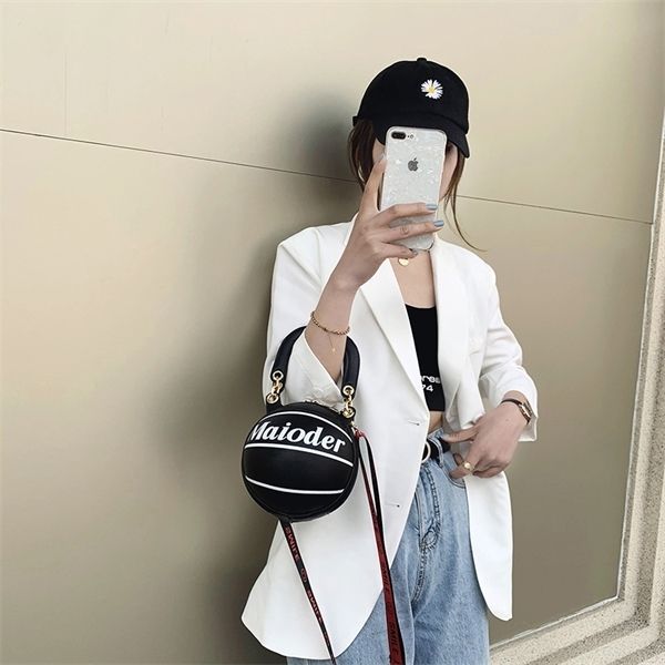 round basketball shoulder s for women crossbody fashion purses and handbags ladies pu leather cute designer bag c0601
round basketball shoulder s for women crossbody fashion purses and handbags ladies pu leather cute designer bag c0601