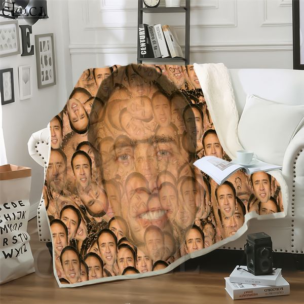 cloocl nicolas cage funny 3d print harajuku air conditioning blanket sofa teens bedding throw blankets plush quilt
cloocl nicolas cage funny 3d print harajuku air conditioning blanket sofa teens bedding throw blankets plush quilt