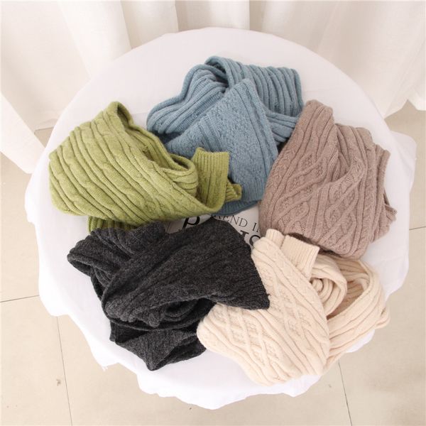 autumn winter twist knitted women's solid wool is easy to match lovers' thickened scarf, Blue;gray
autumn winter twist knitted women's solid wool is easy to match lovers' thickened scarf, Blue;gray