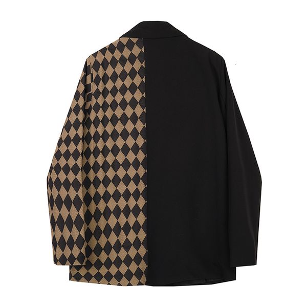 women's suits & blazers female blazer with a plaid collar, autumn jacket for office, chess, pockets, casual, sizes ho8j, White;black
women's suits & blazers female blazer with a plaid collar, autumn jacket for office, chess, pockets, casual, sizes ho8j, White;black