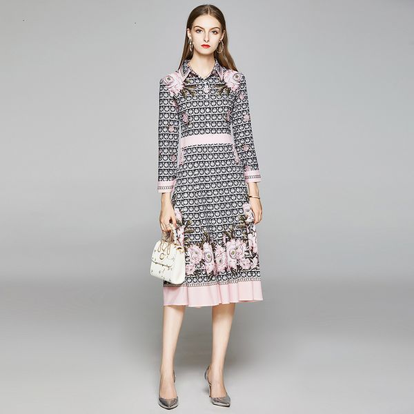 2021 new merchall runway autumn women long sleeve turn down collar vintage party female high waist midi lu55 6jss, Black;gray
2021 new merchall runway autumn women long sleeve turn down collar vintage party female high waist midi lu55 6jss, Black;gray