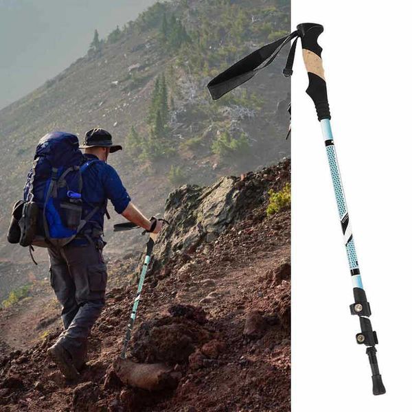 trekking poles aluminum alloy lightweight anti-skid walking hiking cane stick durable outdoor camping climbing equipment
trekking poles aluminum alloy lightweight anti-skid walking hiking cane stick durable outdoor camping climbing equipment