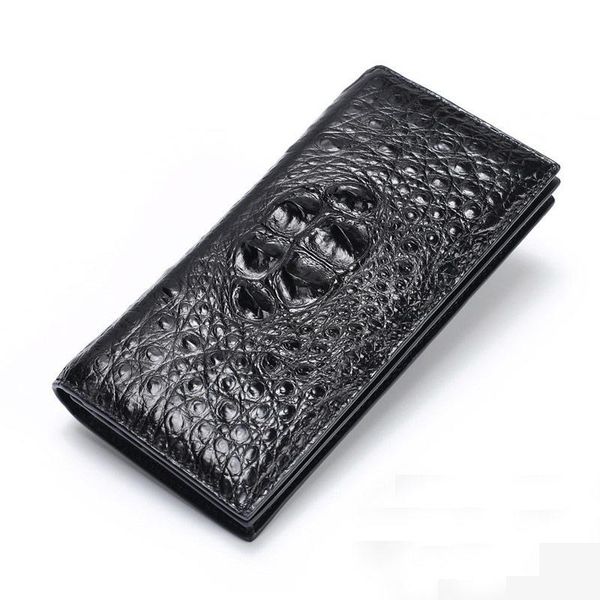 thailand siamese crocodile leather wallet men's wallet clip bag long genuine leather handbag business men's clutch, Red;black
thailand siamese crocodile leather wallet men's wallet clip bag long genuine leather handbag business men's clutch, Red;black