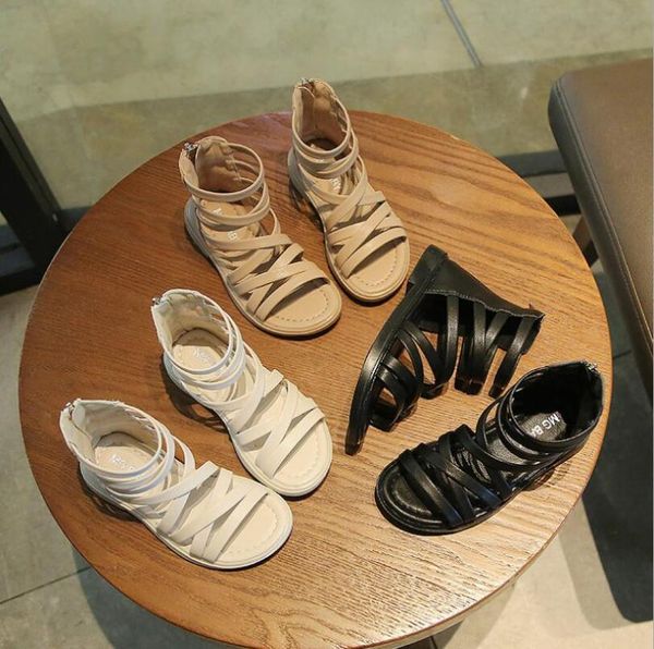 sandals summer 2021 girls for kids leather high-help wrap toe fashion sandy beach children's white princess shoes, Black;red
sandals summer 2021 girls for kids leather high-help wrap toe fashion sandy beach children's white princess shoes, Black;red