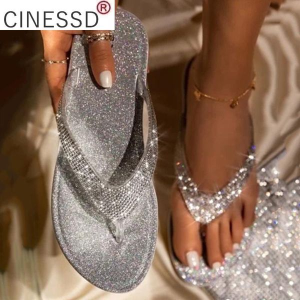 slippers women flip flop slides bling rhinestone ladies shoes casual summer flat female crystal glitter woman plus size 2021, Black 
slippers women flip flop slides bling rhinestone ladies shoes casual summer flat female crystal glitter woman plus size 2021, Black