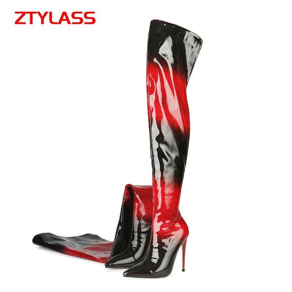 boots 2021 stiletto women knee high fashion mixed colors zipper long ladies pointed toe autumn winter shoes woman, Black
boots 2021 stiletto women knee high fashion mixed colors zipper long ladies pointed toe autumn winter shoes woman, Black