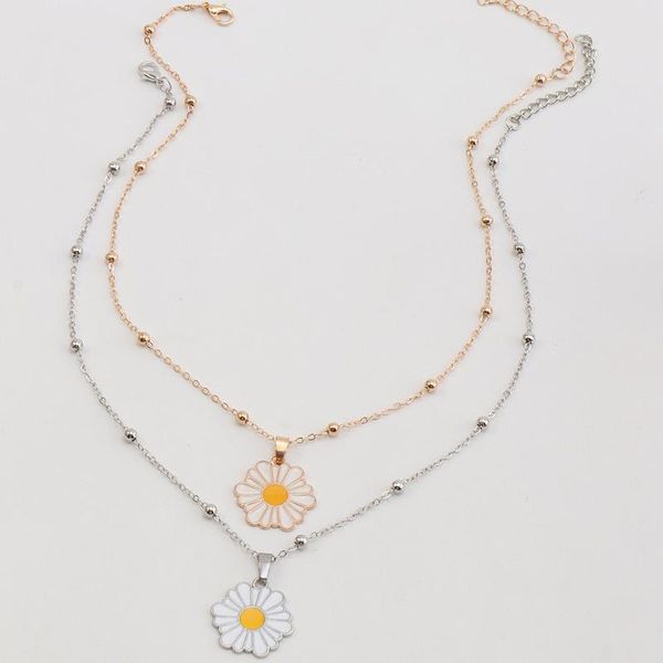 pendant necklaces arrival metal flower womens vintage refill little daisy alloy double jewelry for girls party, Silver
pendant necklaces arrival metal flower womens vintage refill little daisy alloy double jewelry for girls party, Silver