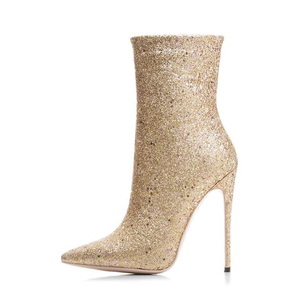boots fashionable winter were thin high-heeled women's bling sequins kind-hearted pointed pump plus size 34-43, Black
boots fashionable winter were thin high-heeled women's bling sequins kind-hearted pointed pump plus size 34-43, Black