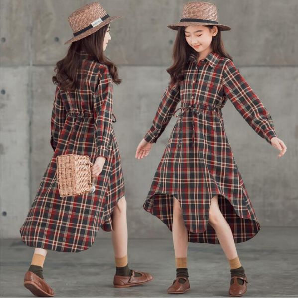 girl's dresses girls plaid dress 2021 spring kids cotton long sleeve fashion high-grade children clothes teen 6 8 10 12, Red;yellow
girl's dresses girls plaid dress 2021 spring kids cotton long sleeve fashion high-grade children clothes teen 6 8 10 12, Red;yellow