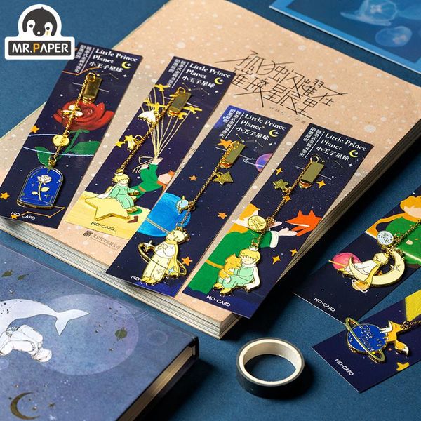 bookmark mr.paper 6 design chain type metal holder little prince planet series creative decorative office supplies
bookmark mr.paper 6 design chain type metal holder little prince planet series creative decorative office supplies