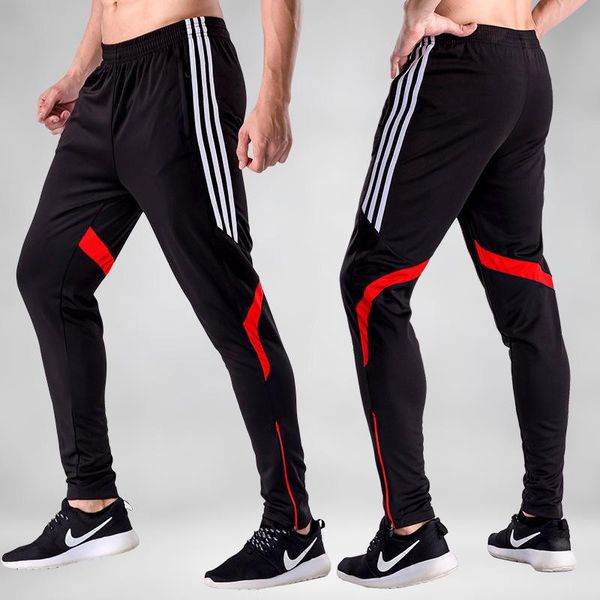 running pants men's sweatpants with zipper pockets training and joggings men slim fit trousers striped track soccer, Black;blue
running pants men's sweatpants with zipper pockets training and joggings men slim fit trousers striped track soccer, Black;blue