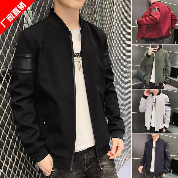 autumn korean trend baseball spring new men's sports and leisure functional jacket, Black;brown
autumn korean trend baseball spring new men's sports and leisure functional jacket, Black;brown