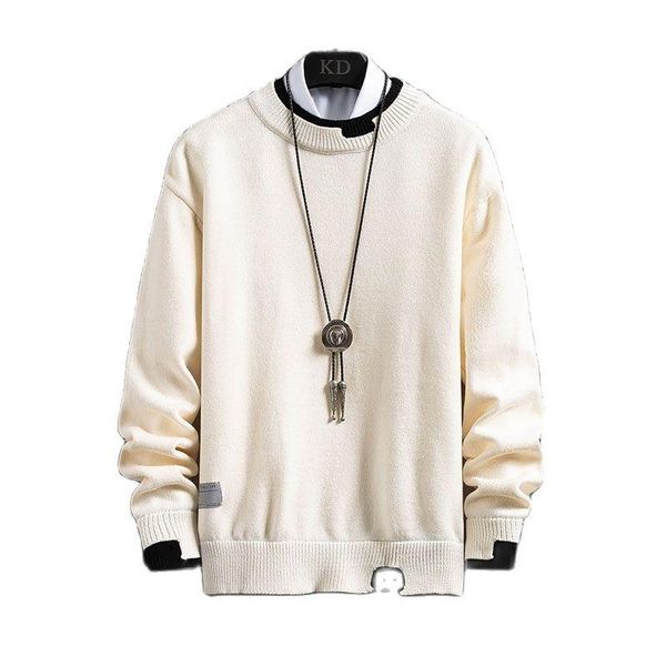 men's sweaters fashion mens casual streetwear harajuku sweater vintage retro knitted autumn cotton pullover man, White;black
men's sweaters fashion mens casual streetwear harajuku sweater vintage retro knitted autumn cotton pullover man, White;black