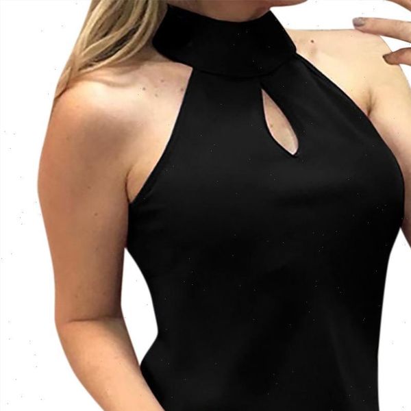 2021 summer womens ladies sleeveless halter hollow pullover vest sale and deals solid color tank for new, White 
2021 summer womens ladies sleeveless halter hollow pullover vest sale and deals solid color tank for new, White