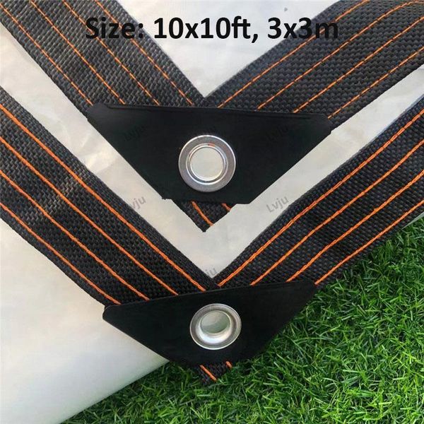 shade lvju 10x10ft 3x3m clear pe tarpaulin home garden succulent plant windproof waterproof rainproof cloth awnings tarp cover
shade lvju 10x10ft 3x3m clear pe tarpaulin home garden succulent plant windproof waterproof rainproof cloth awnings tarp cover