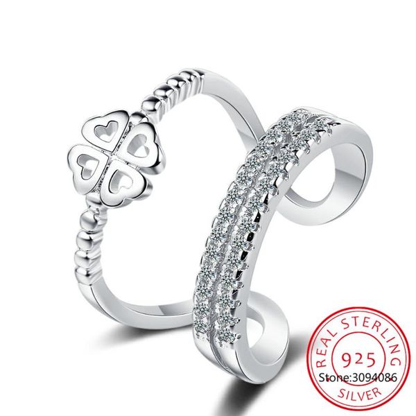 cluster rings bohemian vintage 925 sterling silver zircon layer chain clover for women wedding jewelry adjustable anillos 2021, Golden;silver
cluster rings bohemian vintage 925 sterling silver zircon layer chain clover for women wedding jewelry adjustable anillos 2021, Golden;silver