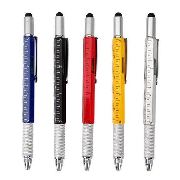 multifunctional hexagonal screwdriver pen, scale level meter touch screen ballpoint pen, Blue;orange
multifunctional hexagonal screwdriver pen, scale level meter touch screen ballpoint pen, Blue;orange