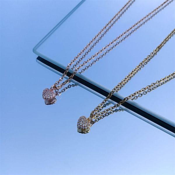 pendant necklaces copper alloy heart necklace shiny zircon women's clavicle chain elegant charm wedding jewelry, Silver
pendant necklaces copper alloy heart necklace shiny zircon women's clavicle chain elegant charm wedding jewelry, Silver