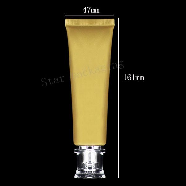 high-quality 20pcs 50g gold cream jars facial empty cosmetic container plastic emulsion lotion bottle soft tube refillable tube
high-quality 20pcs 50g gold cream jars facial empty cosmetic container plastic emulsion lotion bottle soft tube refillable tube