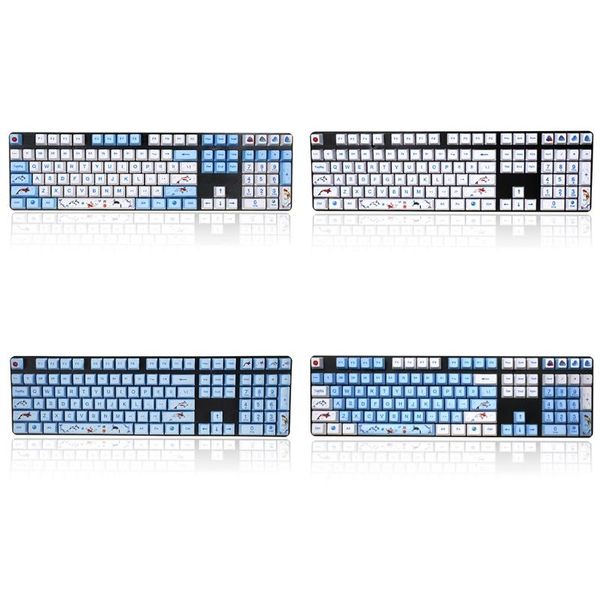 1 set replaceable oem pbt 108 keycaps dye-sublimation keycap mechanical keyboard
1 set replaceable oem pbt 108 keycaps dye-sublimation keycap mechanical keyboard