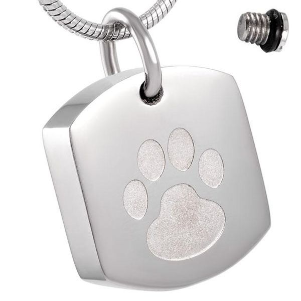 pendant necklaces square cremation jewelry for ashes pet print stainless steel tag keepsake necklace memorial urns wholesale, Silver
pendant necklaces square cremation jewelry for ashes pet print stainless steel tag keepsake necklace memorial urns wholesale, Silver