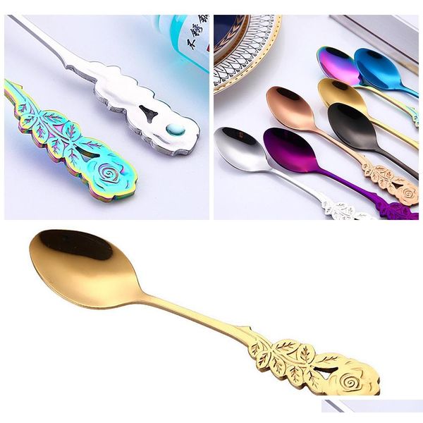 new 304 stainless steel rose coffee spoon stirring teaspoon long handle tea spoon dessert spoon kitchen ta jllwpj xmhyard
new 304 stainless steel rose coffee spoon stirring teaspoon long handle tea spoon dessert spoon kitchen ta jllwpj xmhyard