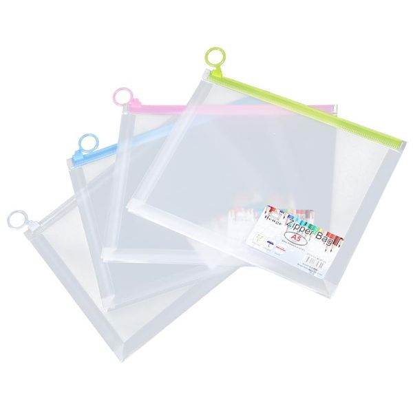 pencil bags 4pcs transparent zipper file colored a4 document holder storage pouch for school office (random color)
pencil bags 4pcs transparent zipper file colored a4 document holder storage pouch for school office (random color)
