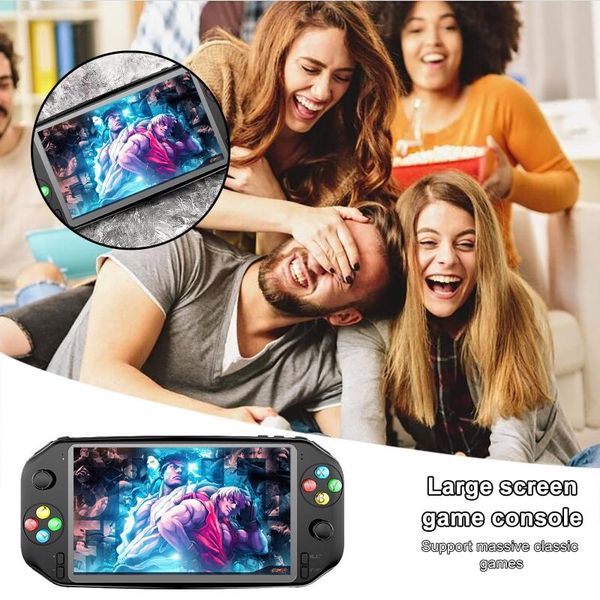 rs-18 retro 7 inch display 32g/64g hd lcd screen game console portable handheld game player #g3
rs-18 retro 7 inch display 32g/64g hd lcd screen game console portable handheld game player #g3
