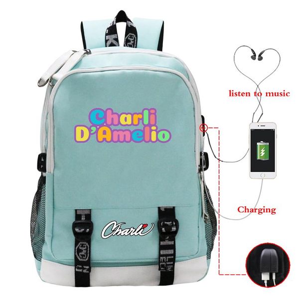 backpack 2021 kpop usb charge women fashion chaili d'amelio print school bag teenager girls mochila sac a dos
backpack 2021 kpop usb charge women fashion chaili d'amelio print school bag teenager girls mochila sac a dos