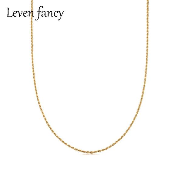 chains twisted rope chain necklace fashion party jewelry for women birthday gifts gold over real 925 sterling silver choker
chains twisted rope chain necklace fashion party jewelry for women birthday gifts gold over real 925 sterling silver choker