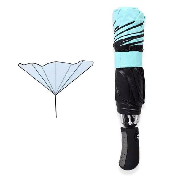 umbrellas coated automatic reverse fashion color 3 folding sunlight inverted black plastic sunscreen umbrella sale
umbrellas coated automatic reverse fashion color 3 folding sunlight inverted black plastic sunscreen umbrella sale