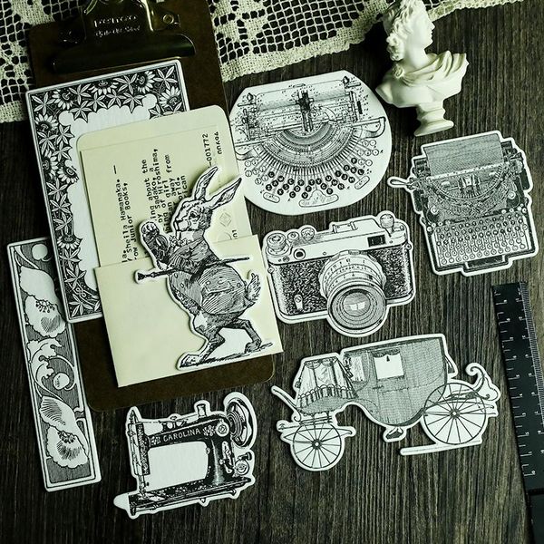 gift wrap vintage black and white material sticker diy scrapbooking base collage phone diary happy planner sealing decoration
gift wrap vintage black and white material sticker diy scrapbooking base collage phone diary happy planner sealing decoration