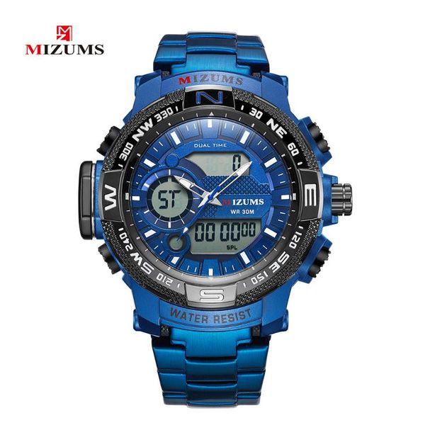 mizums quartz watch men luxury sport digital timing wristwatch male business waterproof clock male relogio masculino, Slivery;brown
mizums quartz watch men luxury sport digital timing wristwatch male business waterproof clock male relogio masculino, Slivery;brown