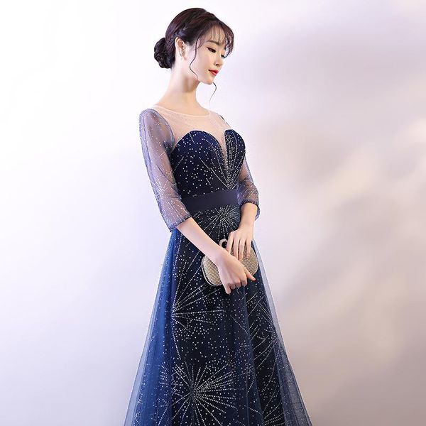 ethnic clothing office lady mesh trailing dresses spring exquisite diamonds trim evening party dress elegant o-neck backless banquet gown, Red
ethnic clothing office lady mesh trailing dresses spring exquisite diamonds trim evening party dress elegant o-neck backless banquet gown, Red
