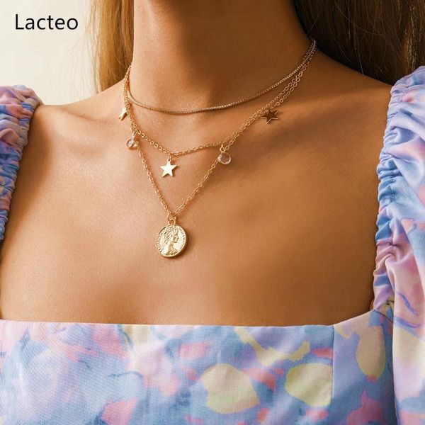 pendant necklaces lacteo punk round rhinestone star chain choker necklace for women hip hop virgin mary carved coin jewelry gift, Silver
pendant necklaces lacteo punk round rhinestone star chain choker necklace for women hip hop virgin mary carved coin jewelry gift, Silver