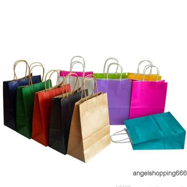 shopping bags kraft paper multifunction soft colorful bag with handles festival gift packaging 21x15x8cm ship fastq
shopping bags kraft paper multifunction soft colorful bag with handles festival gift packaging 21x15x8cm ship fastq
