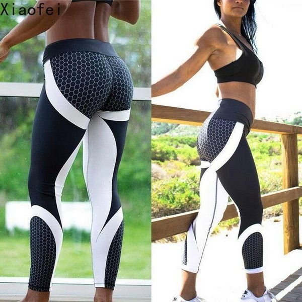 women honeycomb fitness leggings running yoga gym sports pants workout pants, White;red
women honeycomb fitness leggings running yoga gym sports pants workout pants, White;red