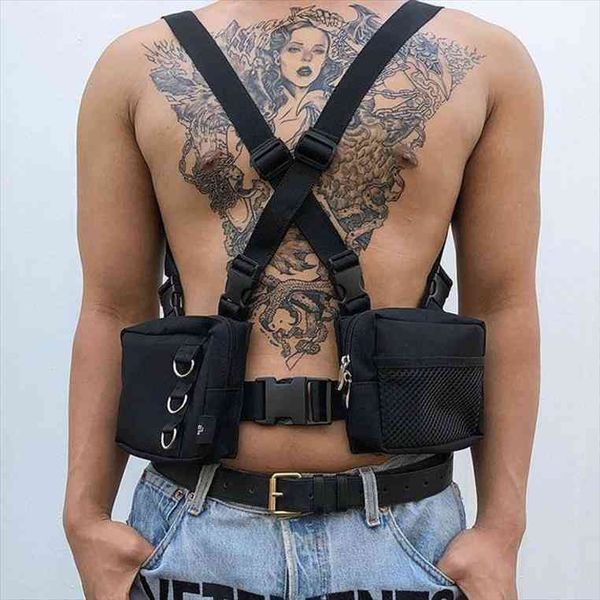 fashiontactical harness chest rig bag hip hop oxford two pockets fanny pack tactical alyx kanye functional vest
fashiontactical harness chest rig bag hip hop oxford two pockets fanny pack tactical alyx kanye functional vest