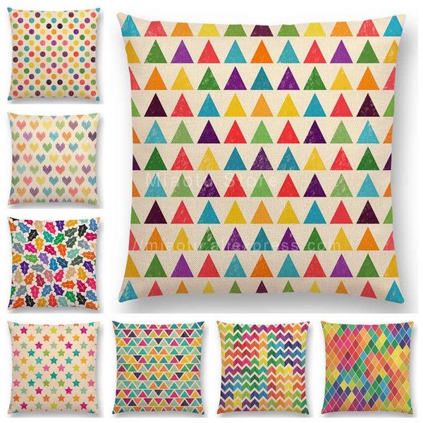 colorful flowers leaves dots sofa pillow case stars waves geometric pattern pastel triangles diamond rainbow cushion cover 
colorful flowers leaves dots sofa pillow case stars waves geometric pattern pastel triangles diamond rainbow cushion cover