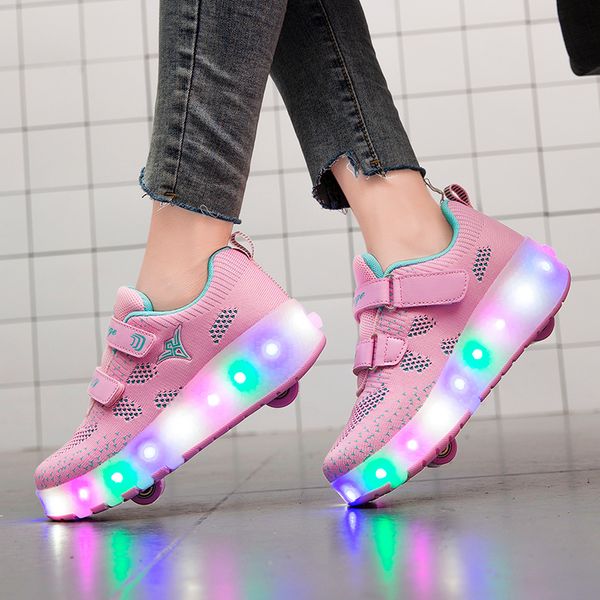 led usb roller skate shoes for kids boys girls wheels sneakers with on two wheels children boy girl roller sneakers tennis shoes 210303, Black
led usb roller skate shoes for kids boys girls wheels sneakers with on two wheels children boy girl roller sneakers tennis shoes 210303, Black
