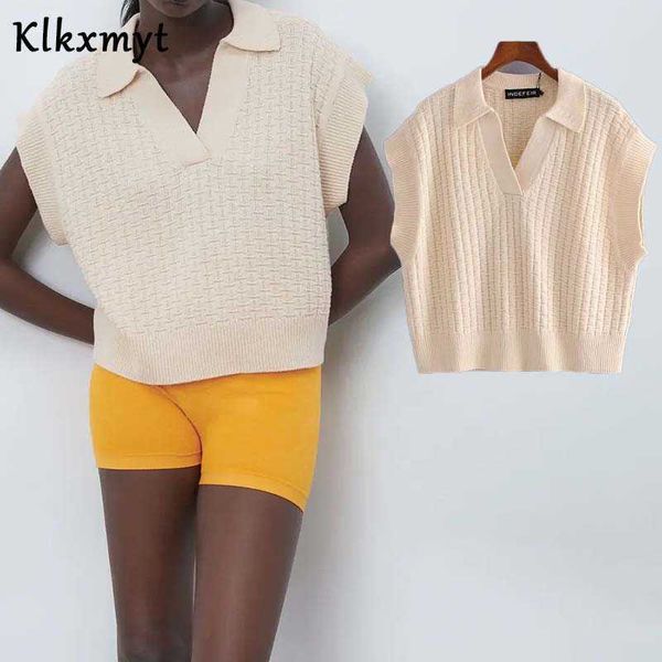 klkxmyt za women khaki knitted vests woman spring vintage turn-down collar preppy sleeveless sweater pullover 210527, Black;white
klkxmyt za women khaki knitted vests woman spring vintage turn-down collar preppy sleeveless sweater pullover 210527, Black;white