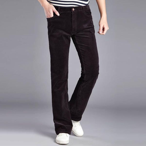 men's business casual pants corduroy pants men's stretch flared fashion clothing, Blue
men's business casual pants corduroy pants men's stretch flared fashion clothing, Blue